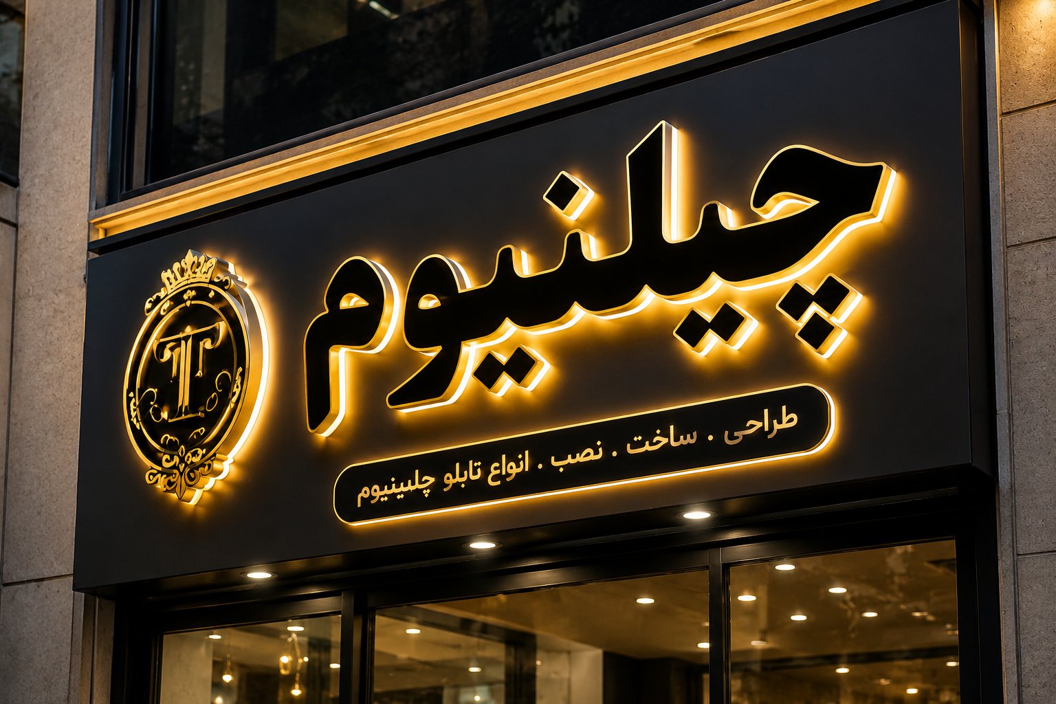 مقایسه حروف برجسته چلنیوم و فلزی