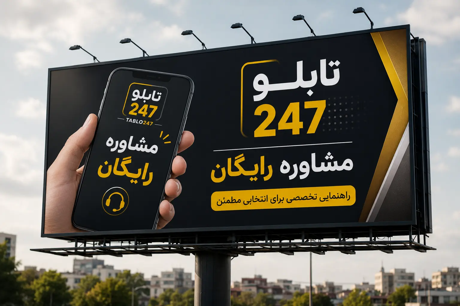 مشاوره رایگان طراحی تابلو برای صاحبان مشاغل مختلف در تهران